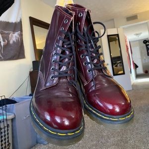 Dr. Martens Vegan 1460 Women’s Cherry Red Boots